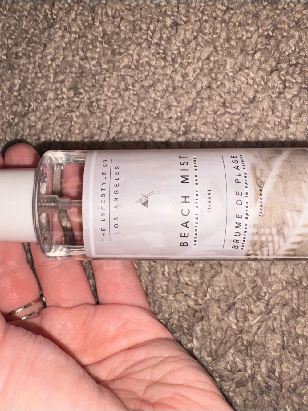 The Lyfestyle Co. Beach Mist After Sun Spray- Clear Bottle
